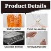 Lesibag 100Pcs 11"x 14" Bottom Gusset Bread Loaf Bags with