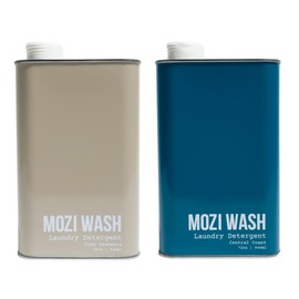 Mozi Wash Laundry Detergent 2 Pack Bundle  -  World's Best Smelling - Ultra Concentrated and Plant Based Container Household Scented Cleaning:_Bundle and Save - 1 Central 1 Alpine Woods