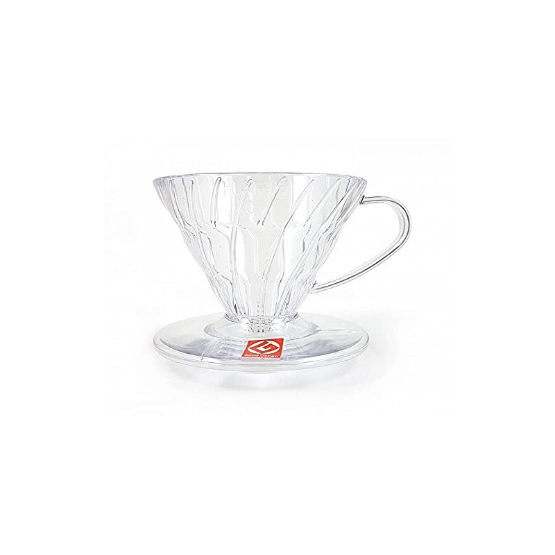 Hario V60 Plastic Coffee Dripper, Size 01, Clear