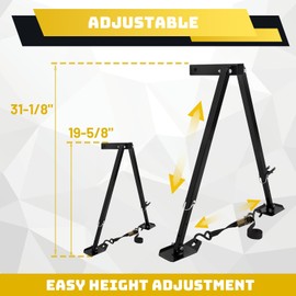 KUAFU Hitch Mount Stabilizer Fit Any RV W/ 2'' Hitch Receivers Motorhomes Truck Campers Travel Trailers 5th Wheels Hitch Stabilizer Adjustable Height of 19-5/8"-31-1/8"