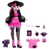 Monster High Draculaura Doll with Pet Bat-Cat Count Fabulous &