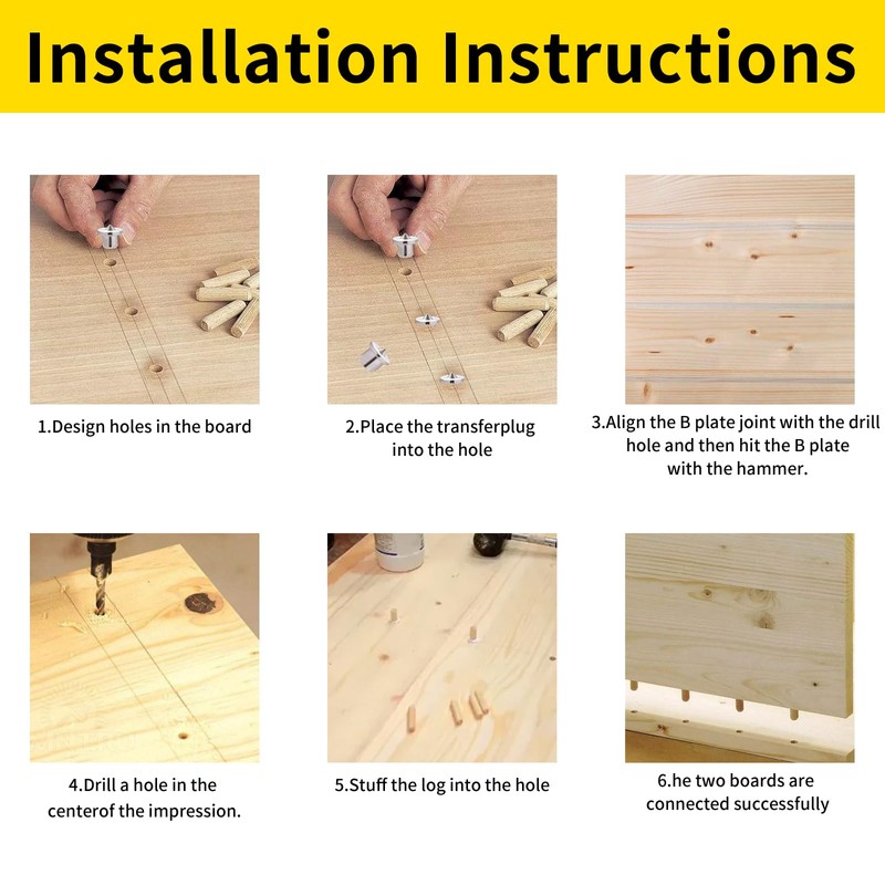 28 Pieces Wooden Dowel Centring Tips Set, Dowel Marker Set,