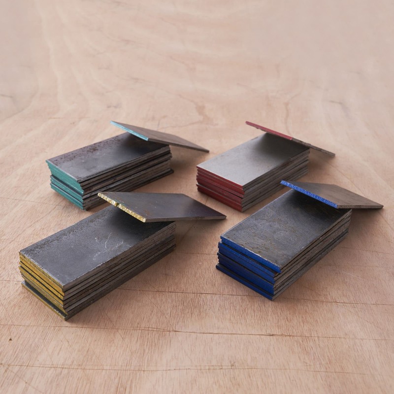 HERMIT TOOLS 6 Pack 4"x2"x0.125" 1095 Steel Flat Stock Bar