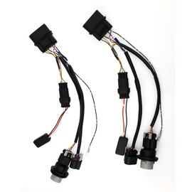 13-18 Ram 1500 2500 3500 adaptador de cableado de conversión faros delanteros de proyector de fábrica a base de fábrica reflector convertidor de luz faros delanteros del mercado de accesorios, 2 unidades