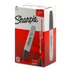 Marcadores Sharpie Punta Gruesa Cincel Chisel Negro Con 12