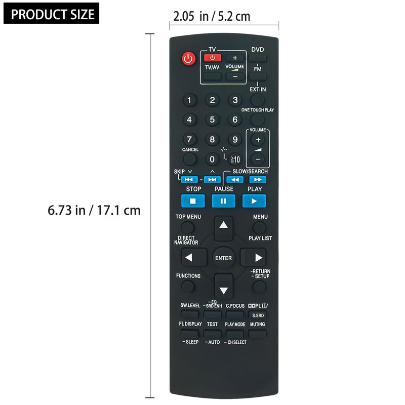 Allimity N2QAYB000095 Replacement Remote Replacement for Panasonic Home Theater System