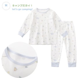 [Clotheswear WEAR SHOW] Pajamas, Kids, Long Sleeve, Boys, Girls, Top and Bottom Set, 11 Patterns, 40 Count 100% Cotton, Children's Pajamas, Baby Room Wear, Spring, Summer, Autumn, Winter, All Year,