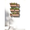 Ecopots Manhattan Small Rectangle Wall Planter - 5.9 in x