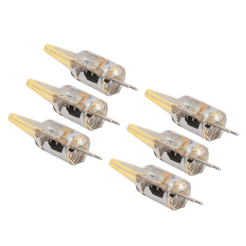 6 Pcs 6W 500LM G4 Bulb LED COB Silica Gel