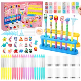 ESSALOO Pen Creator Studio, Pen Making Kit for Kids, Creative Art and Craft Kits for Kids Age 6/7/8/9/10/11/12, 20 Pens, Party Bag Toys & Party Bag Fillers