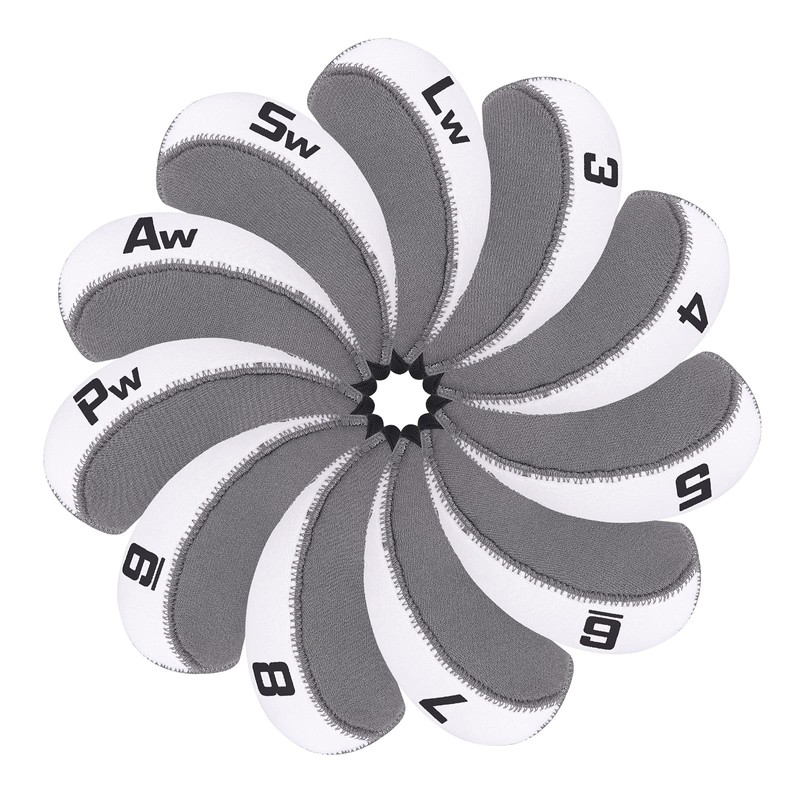 11 Pack Golf Iron Covers Headcovers (3-9, P, A, S,