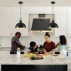 LWWHQ Black Pendant Lights Kitchen Island 2 Pack, Farmhouse Kitchen