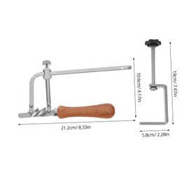 Ipetboom Coping Tool Set with Blades and Bench Pin Clamp for Woodworking Crafts and Jewelry Making User Friendly Design for Intricate Curve Cutting