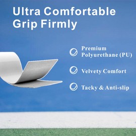 Clocime Anti Slip Tennis Overgrip, Tacky Tennis Grip Tape, Thin Tennis and Badminton Grip