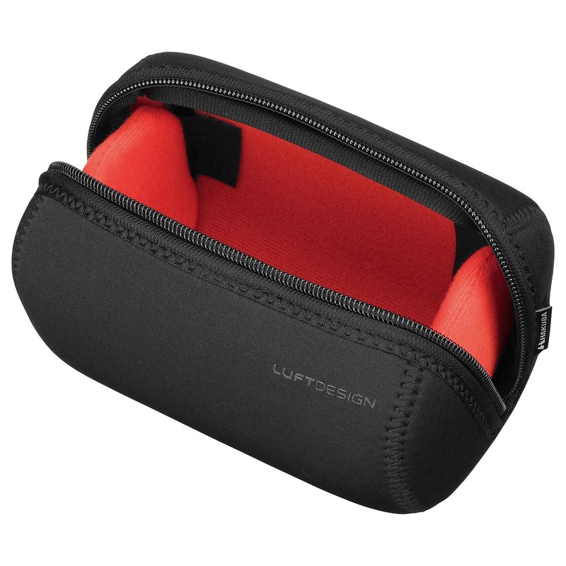 ハクバ HAKUBA レンズケース ルフトデザイン スリムフィット レンズポーチ 90-150 着脱式インナークッション ブラック KLP-LS9015BK