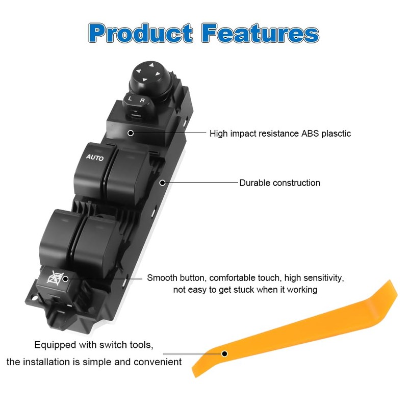 WMPHE Automatic Power Master Window Switch Compatible with Mazda 3