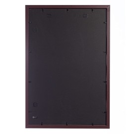 FrameWorks 20”x30” Wooden Poster Frame, Classic Mahogany Matte Edged Frames w/Shatterproof Acrylic Glass, Photos, Posters, Prints, Wall Decor – Home, Office, Gallery Display - Mahogany - 2 Pack