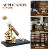 Cigar Aromatherapy Glass Tubes with Exquisite Base, DIY Cigar Humidors