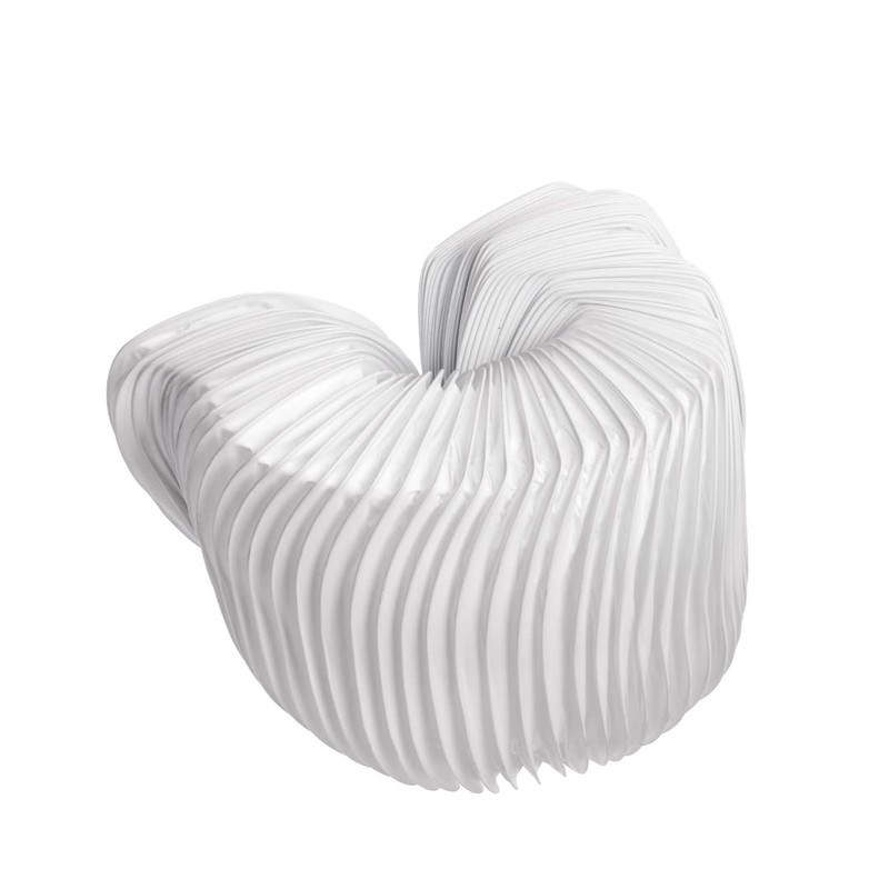 220 x 55 mm - 3 m flat channel PVC