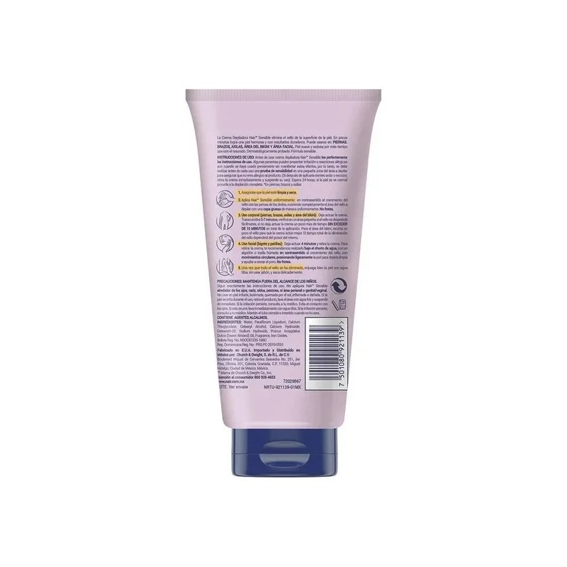 Nair Crema Depiladora Sensible 150 Piel