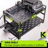 KAFAHOM Leaf Blower and Weed Eater Rack with Charging Station,