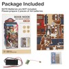 Edo Sakura Journey 3D Wooden Book Nook DIY Kit with