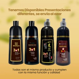 Shampoo Y Tinte Instantneo Cubre Canas Natural Jengibre F                                                                                             