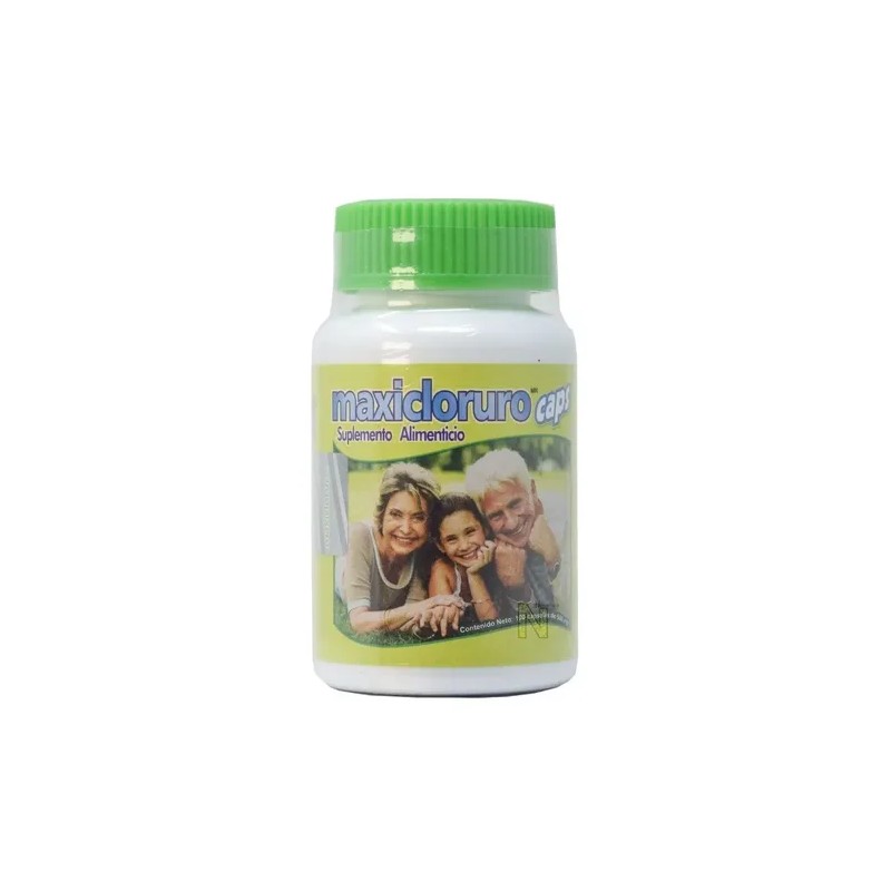 Piezas Cloruro Magnesio 100 Caps 500mg Maxicloruro