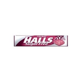 Halls Cherry Mentho-Lyptus S/Free (box of 20)