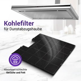 Viоks.pro Filter for Extractor Hood 300 x 280 mm Replacement for Gorenje 180177 AH004 Amica KF17134 KH17101 KH17106 Baumann FWK300 Carbon Filter Cooker Hood – Odour Filter Active Carbon Filter