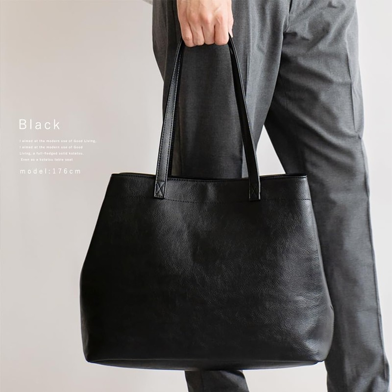 Vita Felice 3 Room Boston Tote Bag [aroco/Aroco], Black