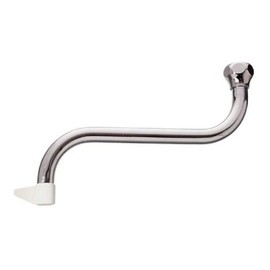 Cornat Spout S-Shape 170 mm Chrome-Plated Brass Durable and Rustproof Flexible Use with Aerator / Swivel Spout / Tap Extension / S-Connection Fitting / TEC351106