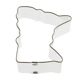 Foose Brand Minnesota Cookie Cutter 2.75 Inch –Tin Plated Steel Cookie Cutters – Minnesota Cookie Mold