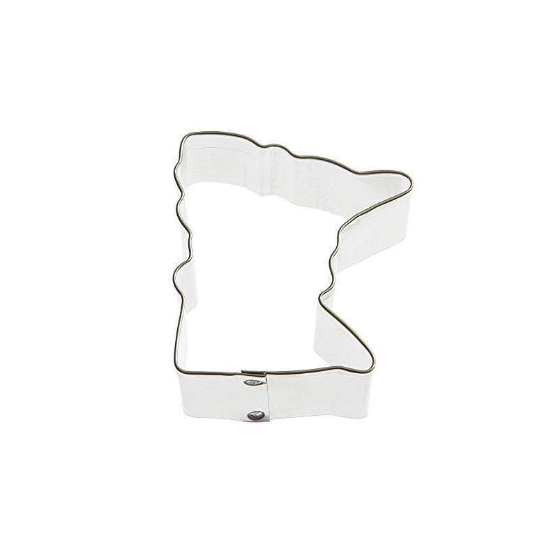 Foose Brand Minnesota Cookie Cutter 2.75 Inch –Tin Plated Steel