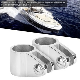 Akozon Bimini Upper Jaw Slide, Pack of 2, 25 mm, Stainless Steel Upper Jaw Bimini, Upper Jaw Slide, Marine Boat Accessories (25 mm)