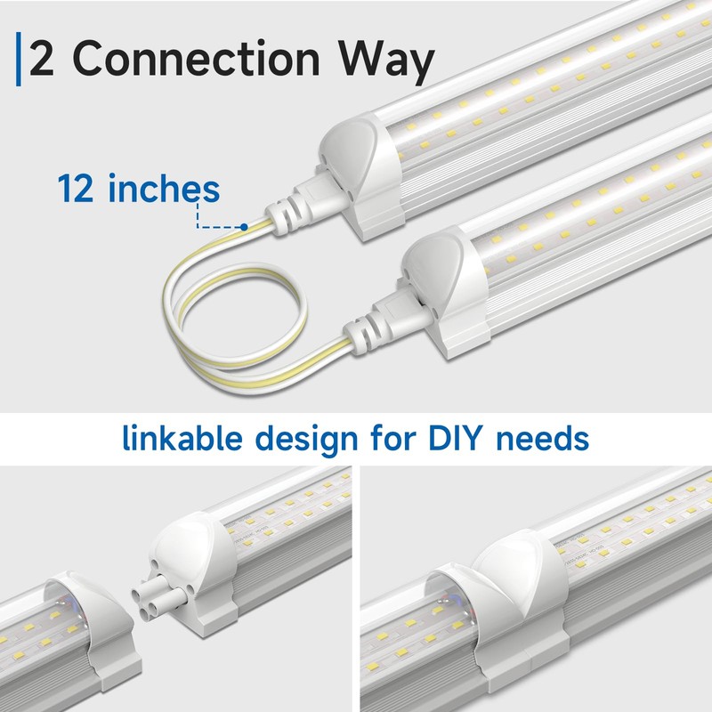 SHINESTAR 4FT Led Shop Lights, 40W 5000LM 5000K LED Shop
