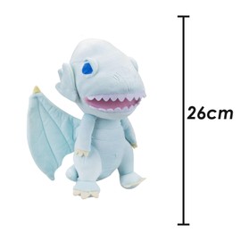 VFM - YU-GI-OH Blue-Eyes White Dragon Soft Toy Japanese Manga Character Stuffed Toy Plush Toy Cute Stuffed Plushie, Gifts for Birthday, Valentine's Day Chirstmas - 26cm Multi-Coloured