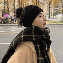 Wide 4-Color Ribbed Headband Autumn Knit Winter Beige/ONE 2ea