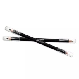 Sangsejeongbobyeoldo-pogi 펜슬 눈 화장품 아이브로우 듀얼 브로우 화장 눈썹 Pencil Eye Makeup Eyebrow Dual Brow Cosmetics [Brown + Light Brown]