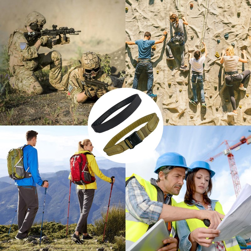 Fantecia Tactical Belt, 1.7 Inch Inner and Outer Belt with