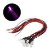 50Pcs Diode Wired Light Emitting Round Head High Brightness In