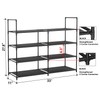 FIDUCIAL HOME 4 Tiers Shoe Rack Organizer 16-20 Pairs Stackable