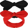 Hicarer 2 Pcs Bandana Headband for Women Retro Cotton Wide