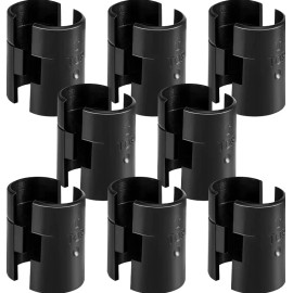 ANPHSIN 16 Pack Wire Shelving Shelf Lock Clips for 1" Post Shelving Sleeves Replacement