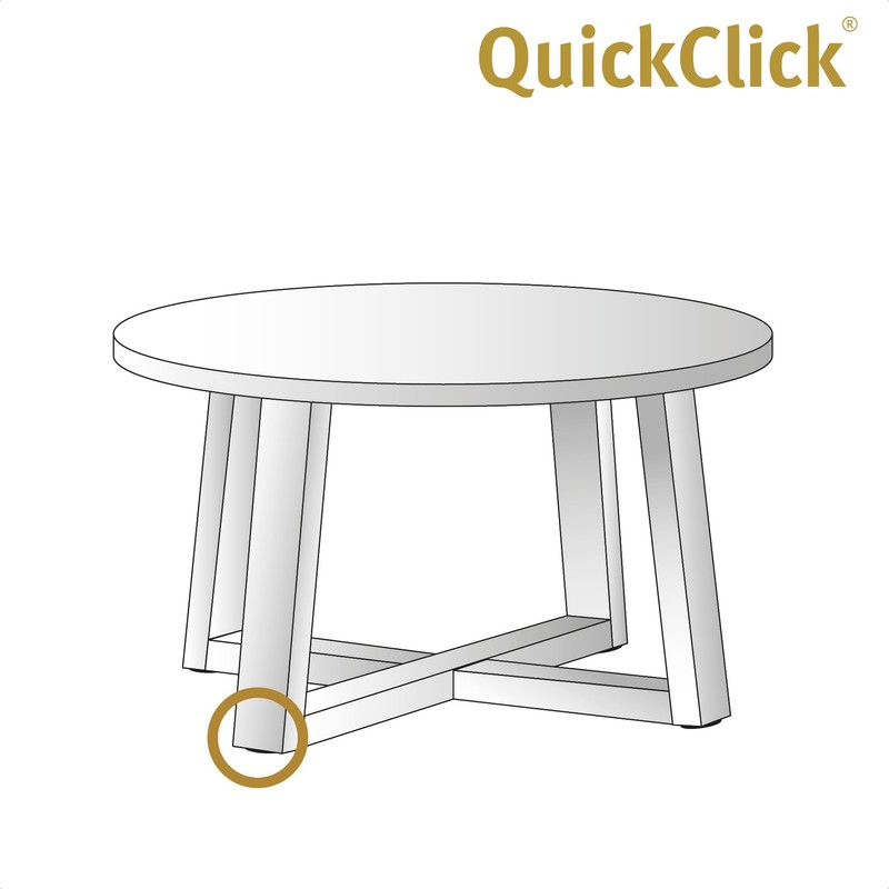 'Wagner QuickClick Glides – Set of 4 for Screwing On/Ultrasoft