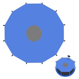 Trampoline Sun Shade Cover 6FT 8FT 10FT 12FT 14FT 16FT Trampoline Top Cover Waterproof Trampoline Canopy Oxford Outdoor Trampoline Accessories