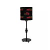 Albert Estate LTD Black Accent Lamp with Red Christmas Truck
