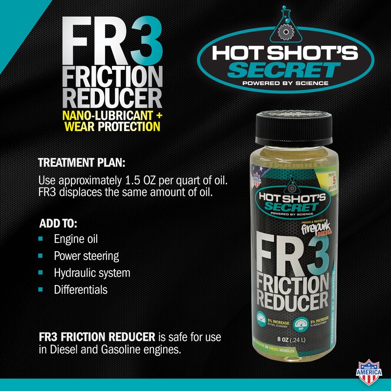 Hot Shot's Secret - HSSFR308Z FR3 Friction Reducer 8 fl.