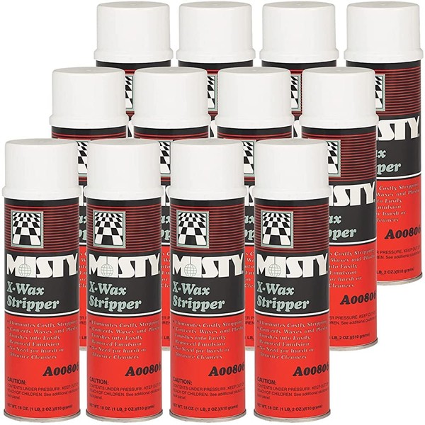 MISTY X-Wax Stripper - 18 oz (Case of 12) 1033962