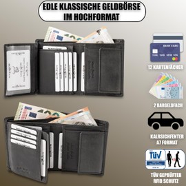 MATADOR 6402 Men's Unisex Wallet Women, carbon black, Classic